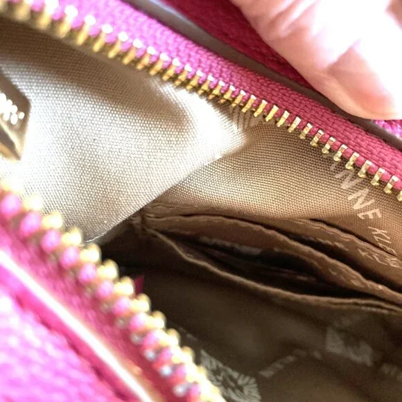 Ann Klein Pink Bag with Coin Purse - Picture 11 of 12